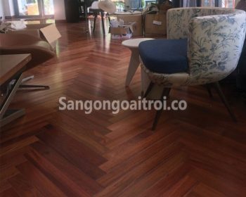 Sàn gỗ Căm Xe xương cá