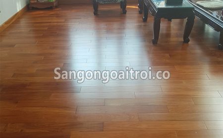 Sàn gỗ Gõ Đỏ Lào quy cách 18 x 120 x 900 mm