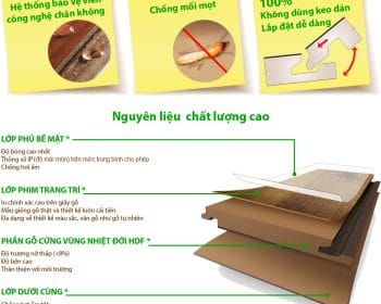 Cấu tạo sàn gỗ công nghiệp