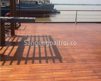 Sàn gỗ Teak ngoài trời trên tàu