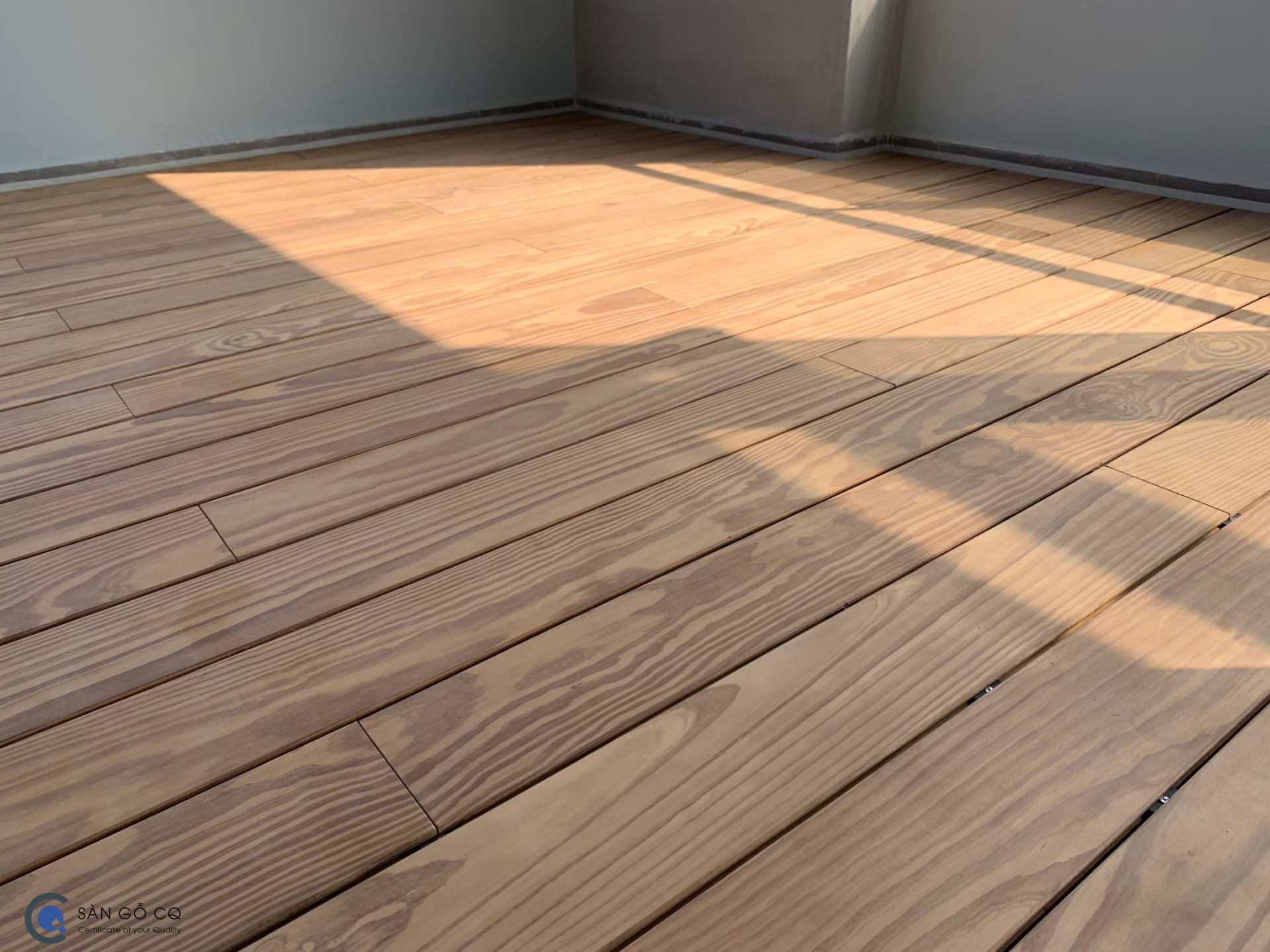Sàn gỗ thông biến tính